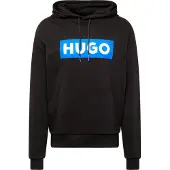 HUGO Sweatshirt 'Nalves' azur / sort / offwhite