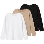 Name it Shirts 'NKMVobbo' greige / sort / hvid