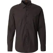 BOSS BOSStil mænd. 50518304 Relegant skjorte sort (S), Casual, Party, Bomuld, Klassisk, Lange ærmer