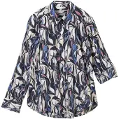Tom Tailor Printed Collar Skjorte Med Lange ærmer