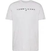 Tommy Hilfiger Reg Linear Logo T-shirt Med Korte ærmer