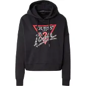 GUESS Sweatshirt grenadine / sort / sølv / hvid