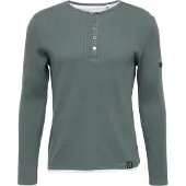 Key Largo Bluser & t-shirts 'SANDRO' mørkegrøn / hvid