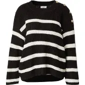 JDY Pullover 'JDYJusty' sort / hvid