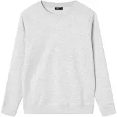 LMTD Sweatshirt - Noos - NlnNizu - Light Grey/Melange - - 11-12 år (146-152) - Sweatshirt