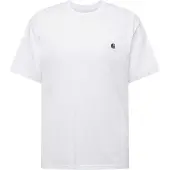 Carhartt WIP - T-shirts - S/S Madison T-Shirt White Black til UnisexBomuld - Størrelse L - Hvid