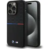 BMW M MagSafe-etui med silikonemønster til iPhone 15 Pro - sort