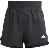 Adidas Pacer Training 3-stripes Woven High-rise Shorts, størrelse X-Small