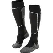 Falke - Skistrømper - SK2 Intermediate Wool M Black Mix til UnisexUld - Størrelse 39-41 - Sort