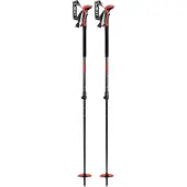 LEKI - Touring skistave - Haute Route 2 Dark Anthracite-Dark Red-Black til UnisexUld - Sort