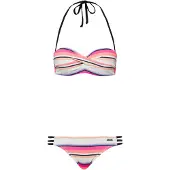Venice beach Bikini creme / orange / koral / sort