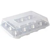 Nordic Ware Naturals 12 hulrumsmuffinspande med højkvarteret låg