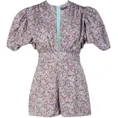 Nasty Gal Petite Jumpsuit turkis / grå / lilla