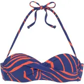 Buffalo Bikinioverdel '' mørkeblå / orange