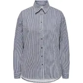 JDY Bluse marin / hvid