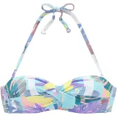 Venice beach Bikinioverdel aqua / gul / lilla / pudder