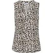 LASCANA Bluse creme / sort