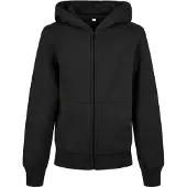 Build Your Brand Organic Basic Sweatshirt Med Lynlås