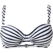 Venice beach Bikinioverdel 'Summer' navy / hvid