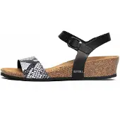 Bayton Sandaler med rem 'Wodonga' sort / hvid