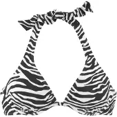 Venice beach Bikinioverdel 'Fjella' sort / hvid