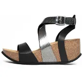Bayton Sandaler 'PAMPELUNE' brun / sort / sølv