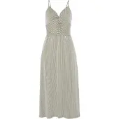 LASCANA Sommerkjole oliven / hvid