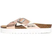 Bayton Pantoletter 'Ajax' rosa guld / lyserød / sort