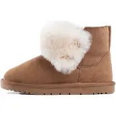 Gooce Snowboots 'Junia' creme / kastaniebrun