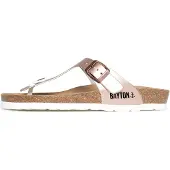 Bayton Pantoletter 'Mercure' rosa guld / sort / hvid
