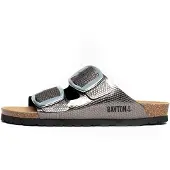 Bayton Pantoletter 'Alicante' grå / sort