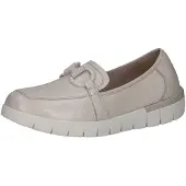 Caprice Slipper, white, made of Leather, Size 38