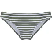 Venice beach Bikinitrusse mørkegrøn / offwhite