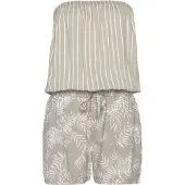 LASCANA Jumpsuit grå / hvid