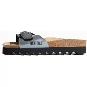 Bayton Pantoletter 'Calypso' sort / sølv