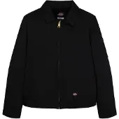 Dickies Jakke m. Fleece - Cropped - Eisenhower - Sort - - 12-14 år (152-164) - Overgangsjakke