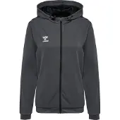 Hummel Sportssweatjakke 'AUTHENTIC PL' mørkegrå / sort / hvid