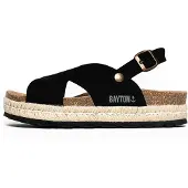 Bayton Sandaler med rem 'Leida' sort