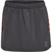 Hummel Sportsnederdel grå / antracit / orange / hvid