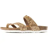 Bayton Pantoletter 'Diane' guld