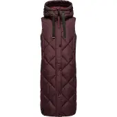 NAVAHOO Vest 'Schnuckel' bordeaux / grenadine / sort