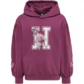 Hummel Hættetrøje - HmlAstrology - Lilla - - 4 år (104) - Hættetrøje