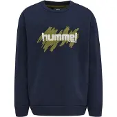 Hummel Sweatshirt - hmlJarrie - Black Iris - - 4 år (104) - Sweatshirt