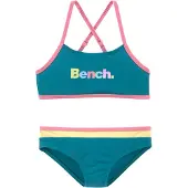 Bench Bikini gul / petroleum / lys pink
