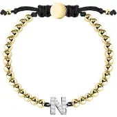 La Petite Story Boules Letter N Armbånd