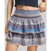 Superdry Vintage Tiered Mini Nederdel