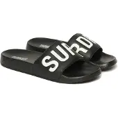 Superdry Superdrytil kvinder. WF310229A Veganske flip flops til poolen Core sort (38/39), Fast, Ingen, Badetøj