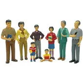 Miniland Asiatiske Familiefigurer 8 Enheder