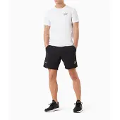 EA7 EA7til mænd. 8NPV03_PNDDZ Dynamic Athlete T-shirt- og buksesæt hvid, sort (XXS), Sport, Tennis/padeltennis, Multisport, Polyester, Korte ærm