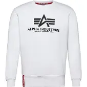 Alpha industries Sweatshirt rød / sort / hvid
